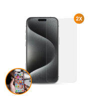 R2B® Screen Protector suitable for iPhone 16 Pro Max - 2 Pieces - Incl. Installation Frame & Cleaning Kit - Screen Protectors