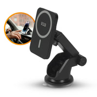 R2B® Phone Holders Car Suction Cup - Suitable for MagSafe - Wireless Charger - model Zantvoort