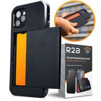 R2B Hoesje met pasjeshouder voor iPhone 16 Pro Max - Model Utrecht