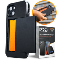 R2B Hoesje met pasjeshouder voor iPhone 16 - Model Utrecht