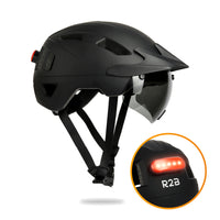 R2B® Bicycle Helmet Adults suitable for Speed ​​Pedelec & Moped - LED lighting - Size L - Cycling Helmet Women/Men Electric Bicycle 