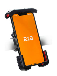 R2B Robuuste telefoonhouder fiets scooter en motor met safety lock - Model Delft - Telefoonhouder fiets