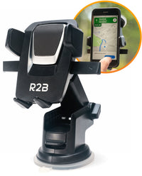 R2B Telefoonhouder auto met zuignap - Voor raam/dashboard - Model Beemster - Telefoonhouder auto